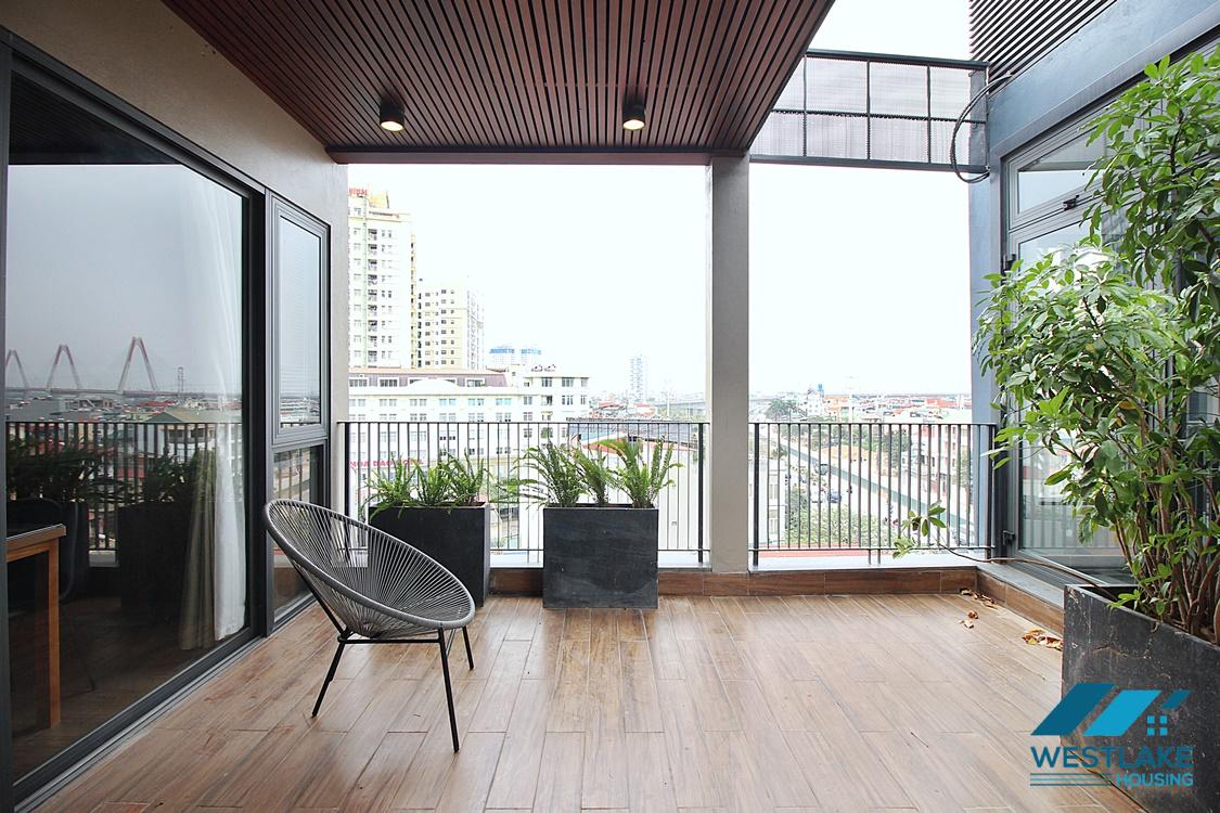 Brand new 2 bedroom apartment with large balcony in Au Co, Tay Ho