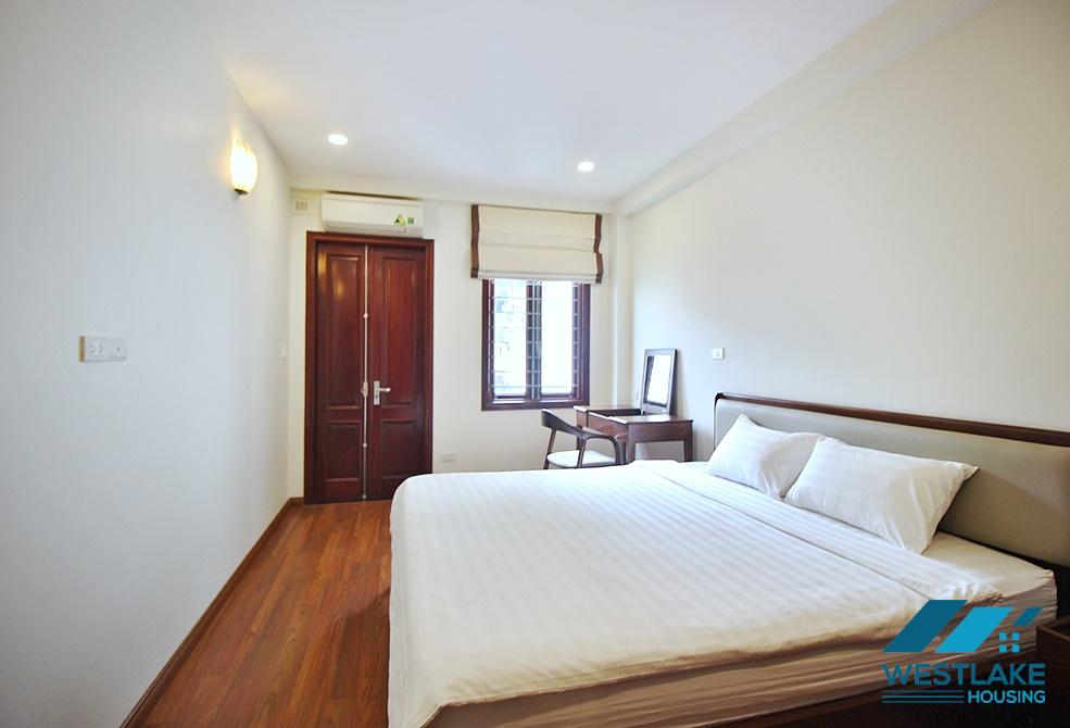 Bright 3 bedroom apartment with lake view for rent in Tay Ho