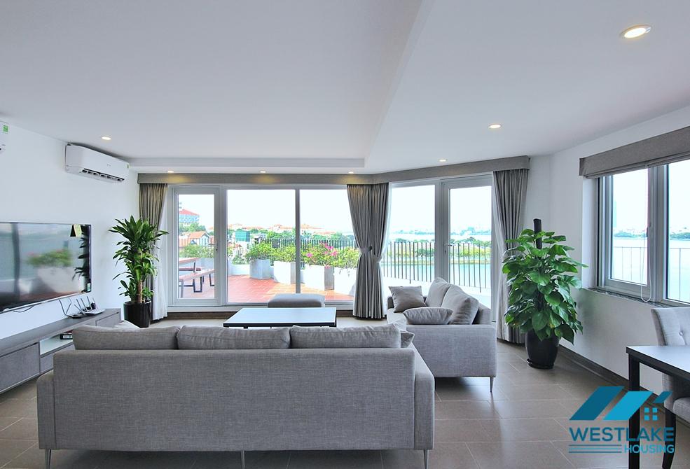 High-end 2 bedrooms with lagre balcony for rent in To Ngoc Van st, Tay Ho