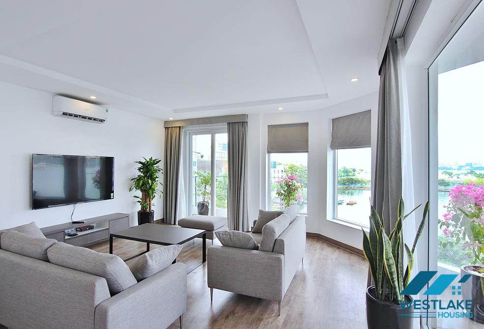 Brand new 3 bedrooms apartment with stunning lake view in To Ngoc Van, Tay Ho