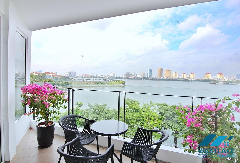 Brand new 3 bedrooms apartment with stunning lake view in To Ngoc Van, Tay Ho