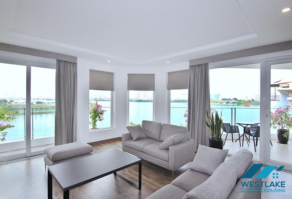 Brand new 3 bedrooms apartment with stunning lake view in To Ngoc Van, Tay Ho