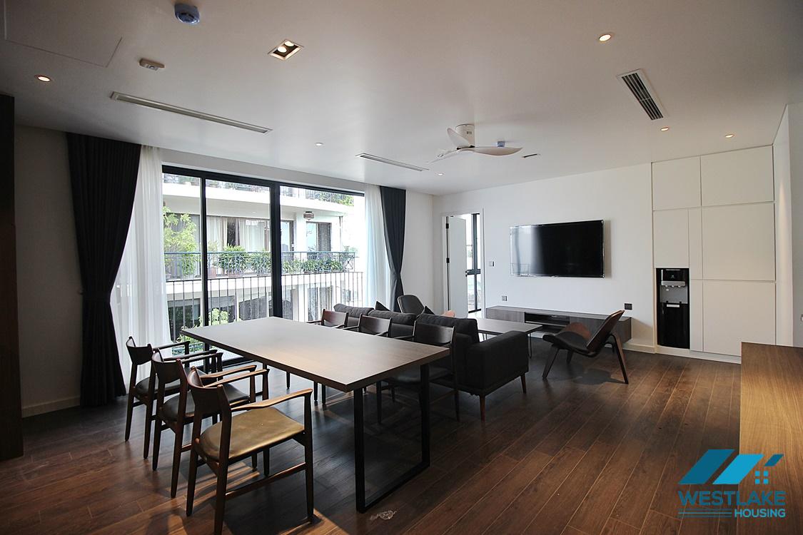 Morden and bright 02 bedroom apartment for rent in Truc Bach area, Ba Dinh, Ha Noi