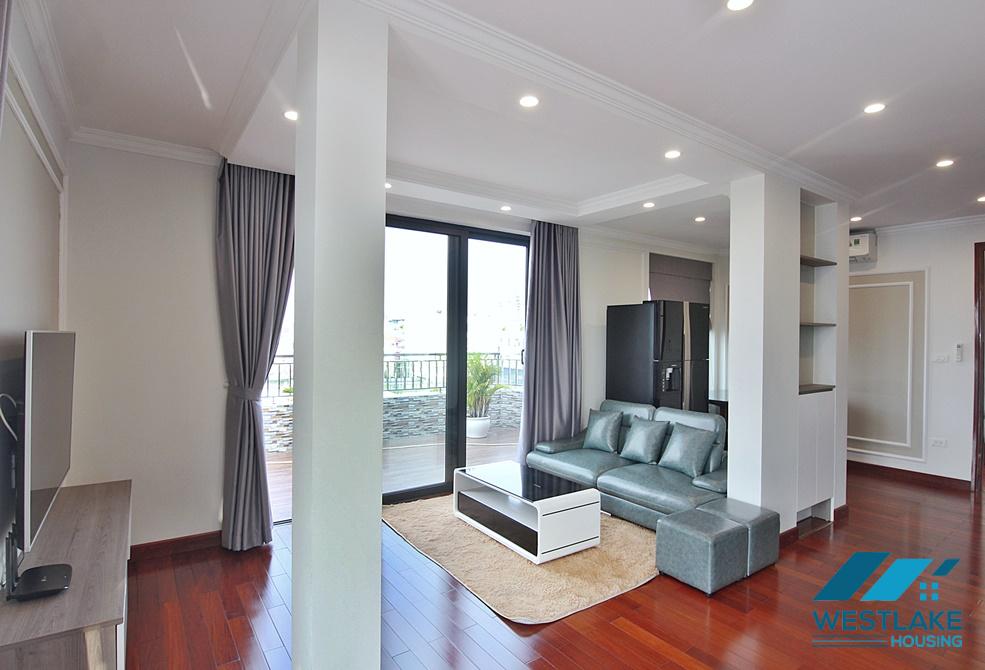 Brand new 01 bedroom with big terrace for rent in Tay Ho, Ha Noi