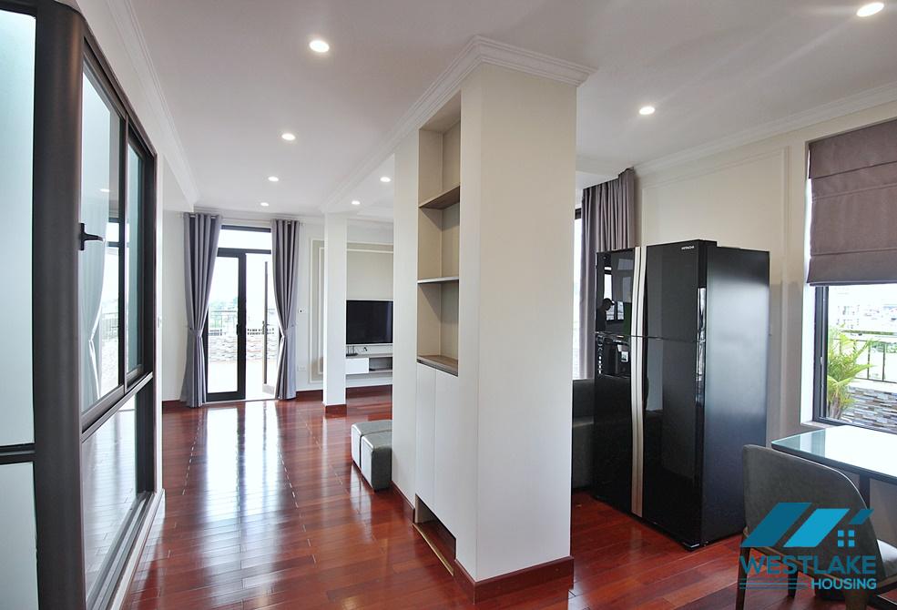 Brand new 01 bedroom with big terrace for rent in Tay Ho, Ha Noi