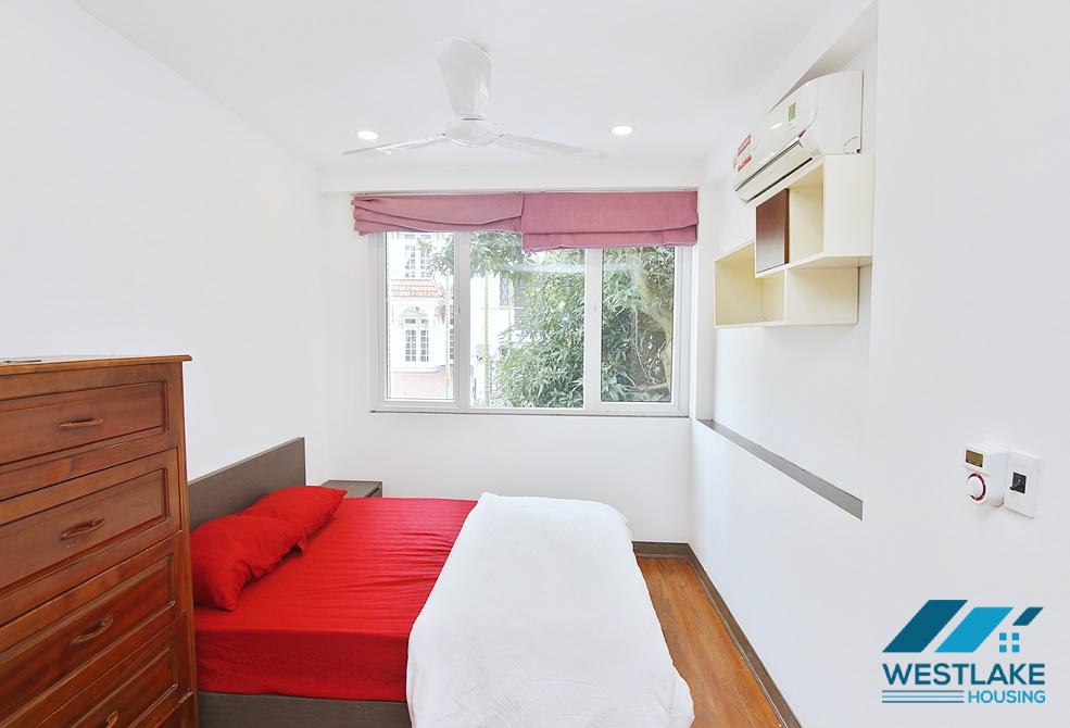 Duplex apartment with small pool fish for rent in alley 12 Dang Thai Mai st, Tay Ho