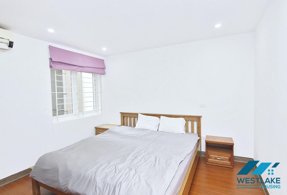 Duplex apartment with small pool fish for rent in alley 12 Dang Thai Mai st, Tay Ho