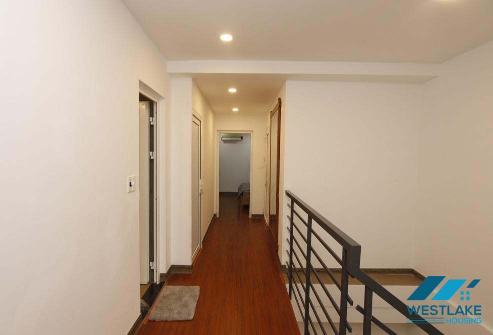 Duplex apartment with small pool fish for rent in alley 12 Dang Thai Mai st, Tay Ho