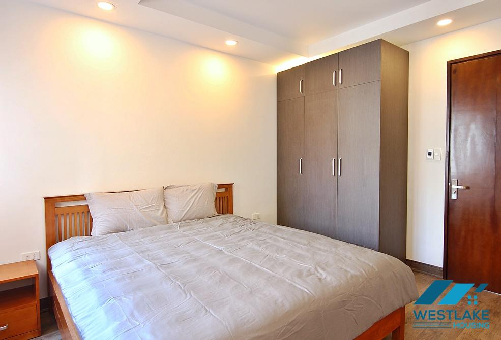 High floor (5th floor) apartment with big balcony for rent in alley 12/2/5 Dang Thai Mai st, Tay Ho