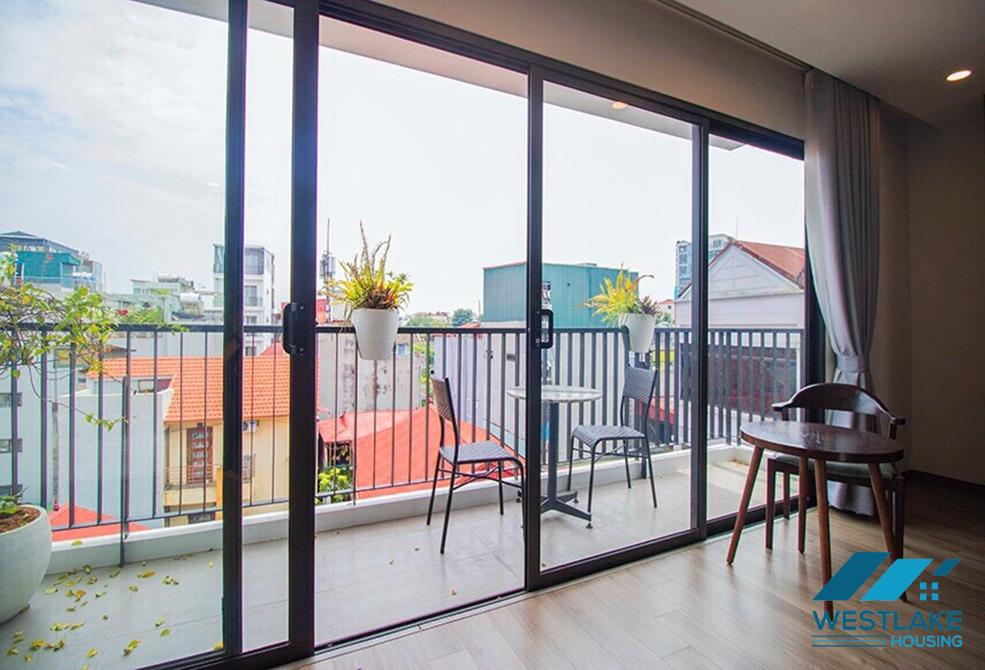 Morden 2 bedrooms apartment with huge terrace for rent in Vu Mien, Yen Phu village