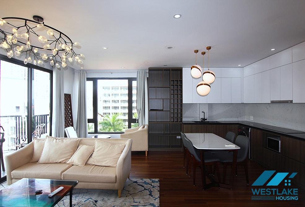 Beautiful and bright 2beds apartment for rent in the heart of Tay Ho district, Ha Noi