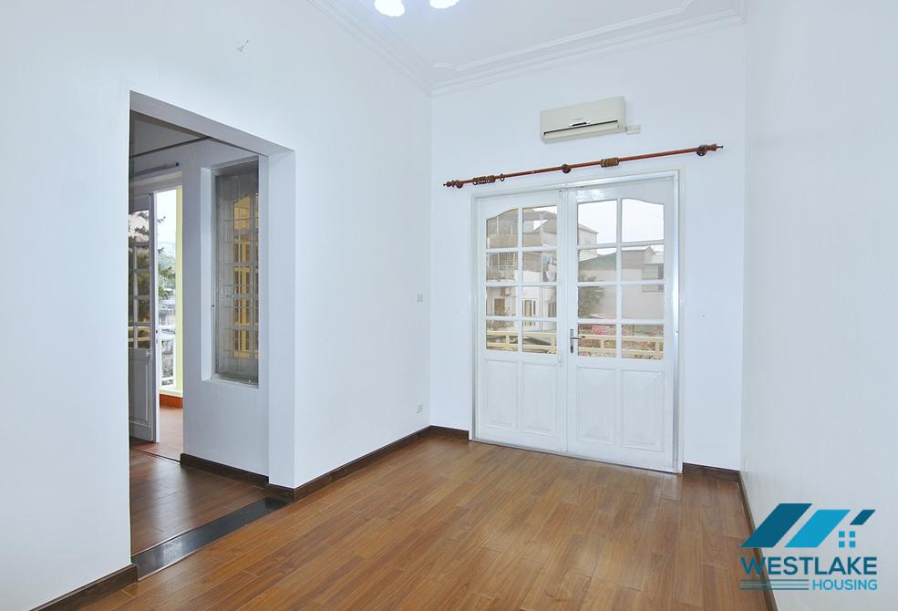 Unfurnished 4 beds house for rent in To Ngoc Van st, Tay Ho district, Ha Noi