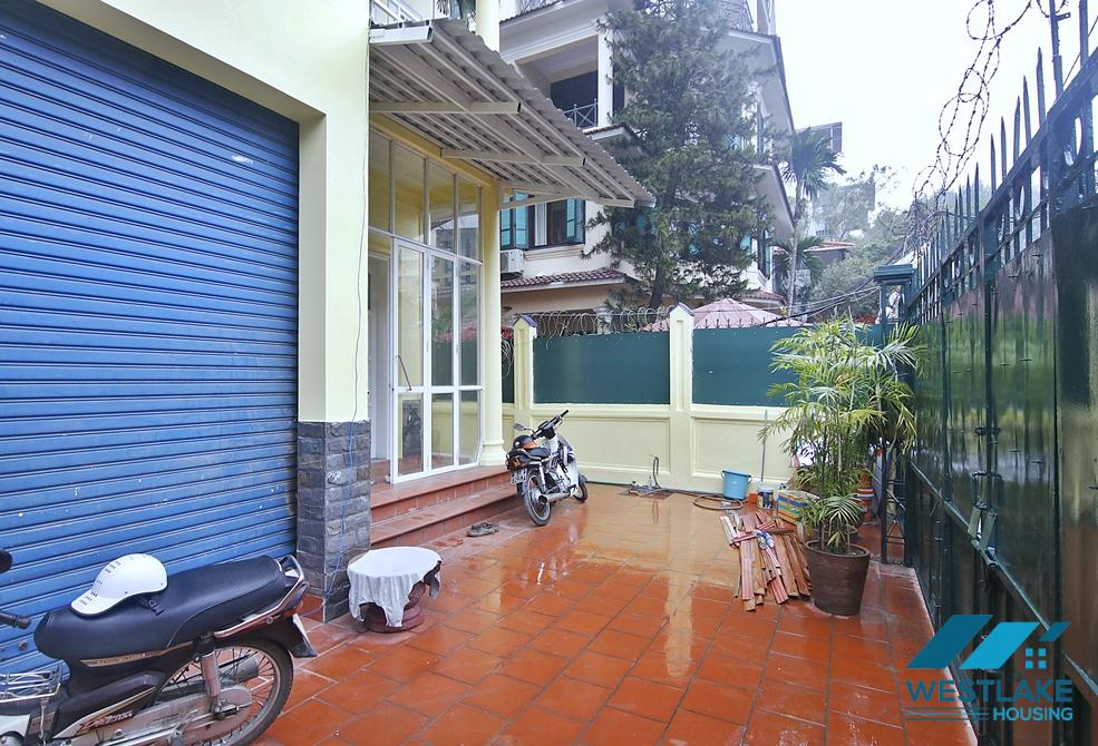 Unfurnished 4 beds house for rent in To Ngoc Van st, Tay Ho district, Ha Noi