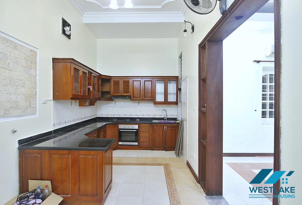 Unfurnished 4 beds house for rent in To Ngoc Van st, Tay Ho district, Ha Noi