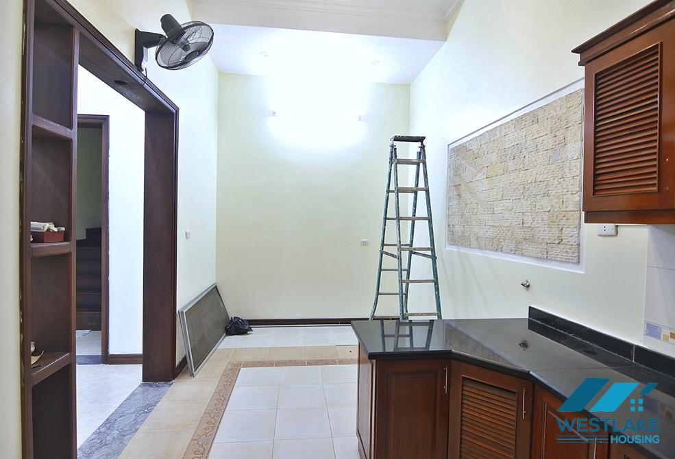 Unfurnished 4 beds house for rent in To Ngoc Van st, Tay Ho district, Ha Noi