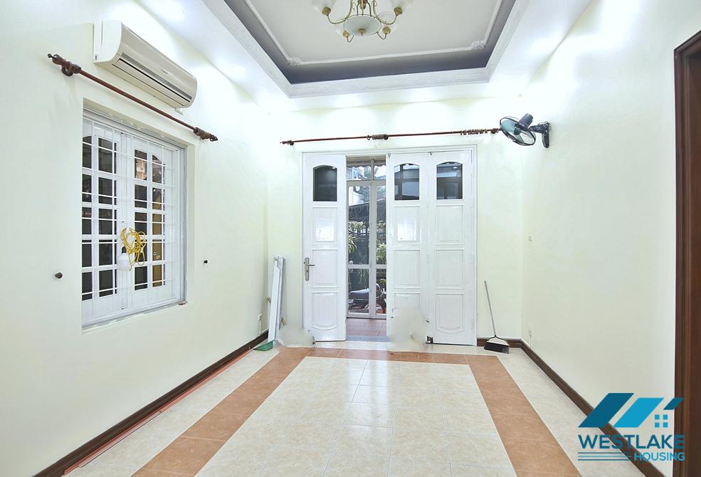 Unfurnished 4 beds house for rent in To Ngoc Van st, Tay Ho district, Ha Noi