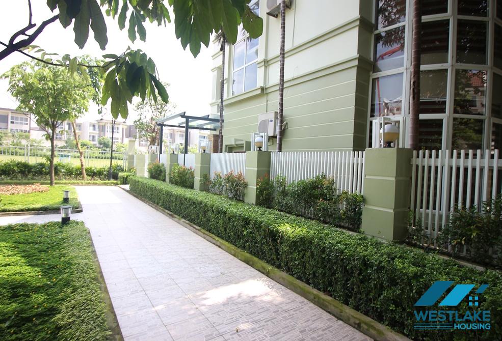 Garden house for rent in Ciputra, T block, Tay Ho, Ha Noi