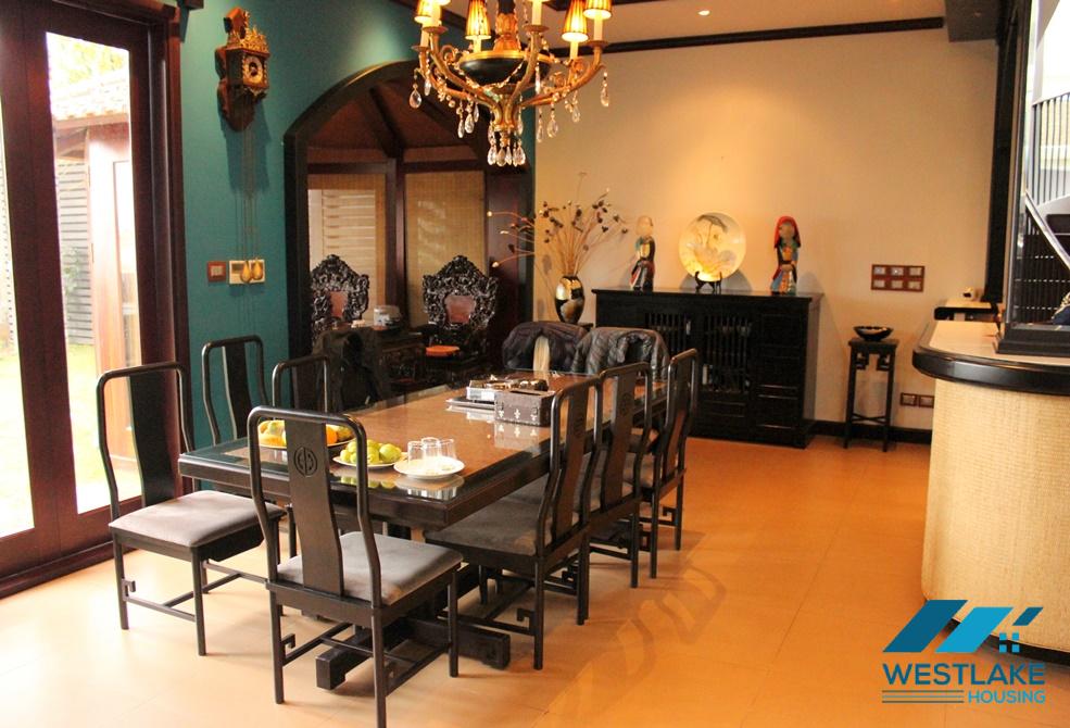 Beautifull house with big garden for rent in Ciputra, Ha Noi