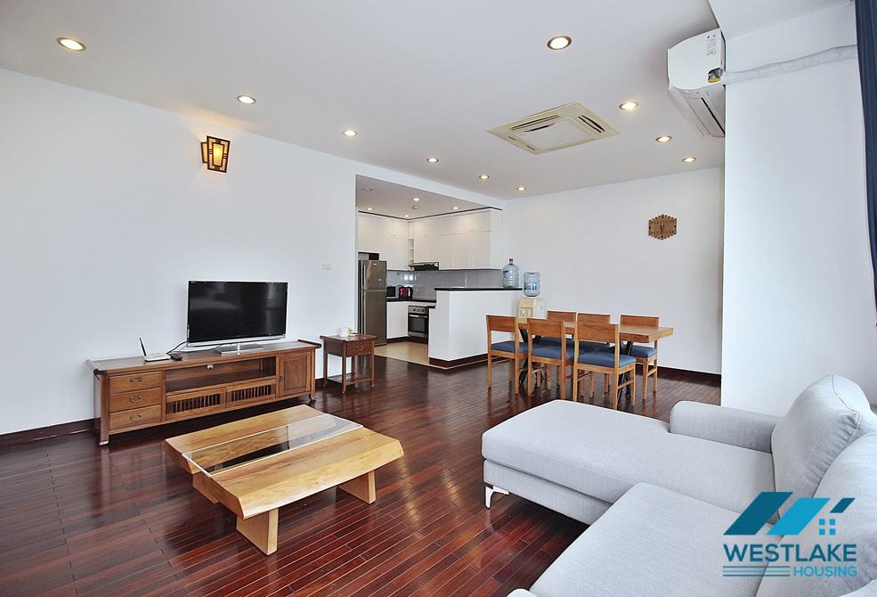 Lake view 03 bedrooms apartment with lakeview for rent in Quang Khanh street, Tay Ho district.