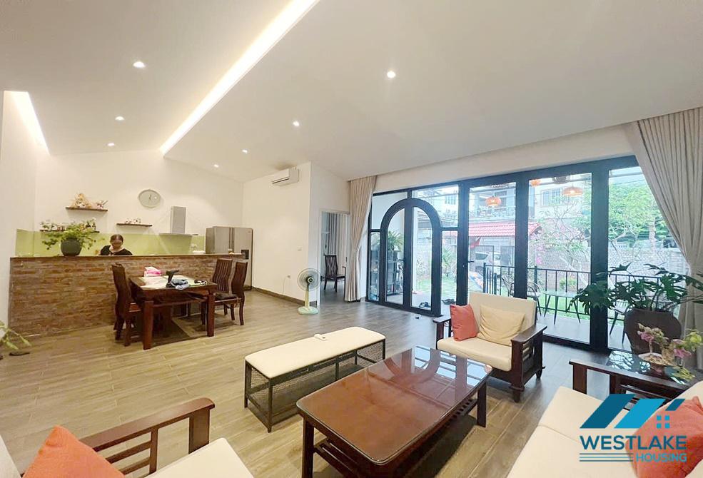 Garden house with one floor for rent in Ngoc Thuy st, Long Bien