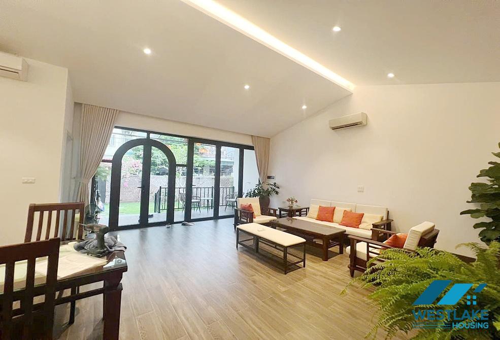 Garden house with one floor for rent in Ngoc Thuy st, Long Bien