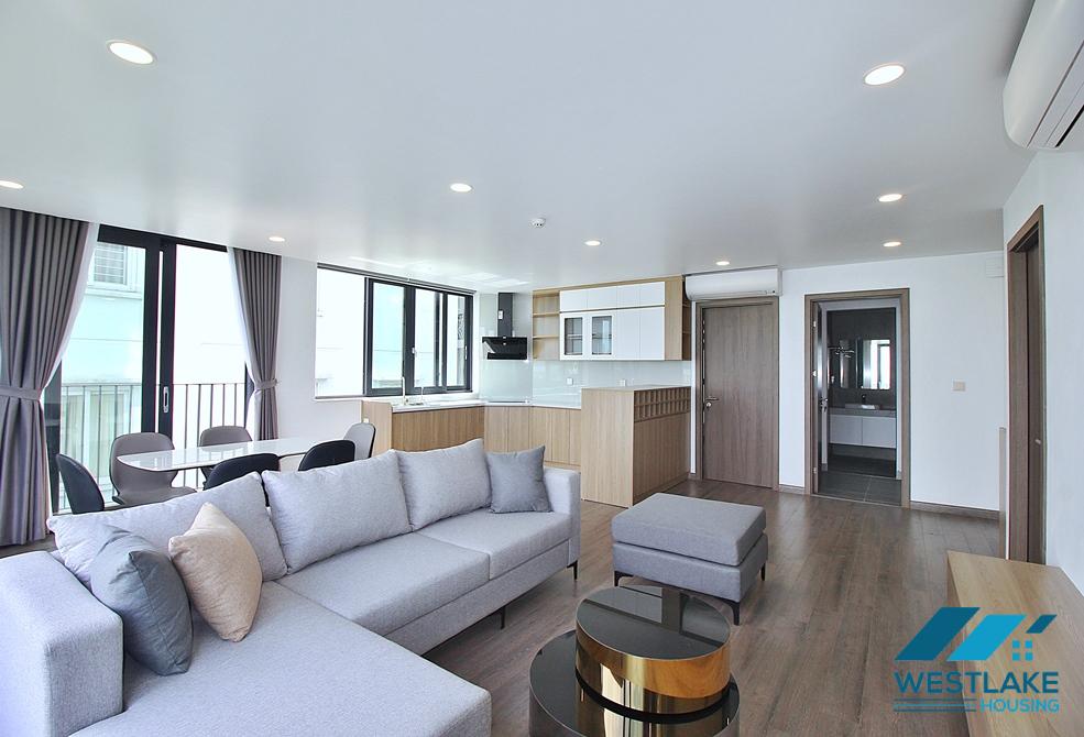 Lake view and brand new 2 beds apartment for rent in Nguyen Dinh Thi st, Tay Ho