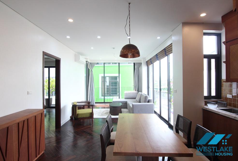 Bright one new apartment with nice furnitures in Tay ho, Ha noi