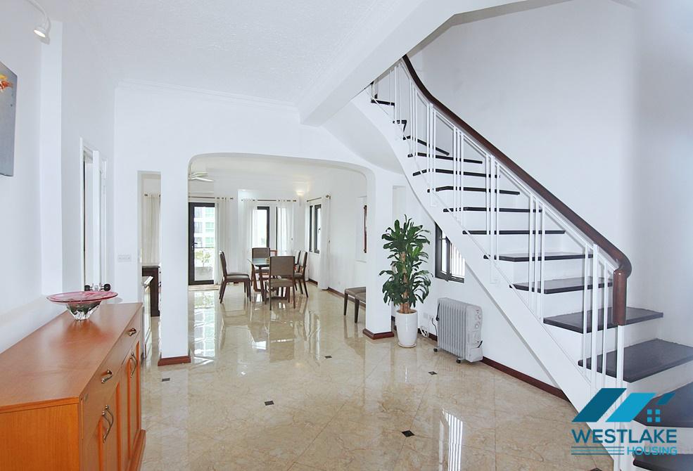 Beautiful 4 bedrooms with big balcony apartment for rent in Tay Ho District