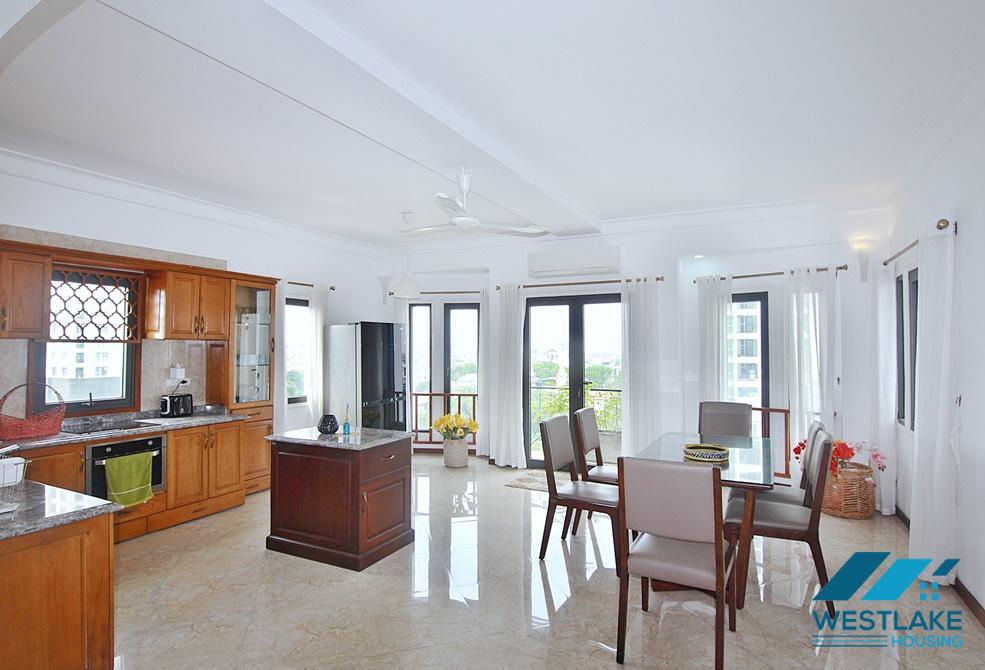 Beautiful 4 bedrooms with big balcony apartment for rent in Tay Ho District