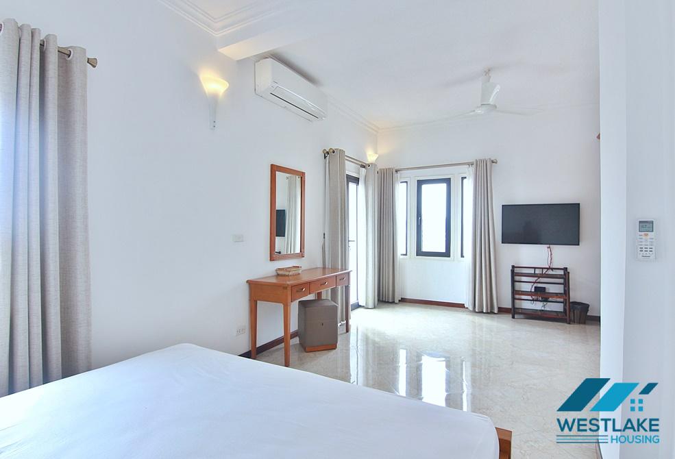 Beautiful 4 bedrooms with big balcony apartment for rent in Tay Ho District