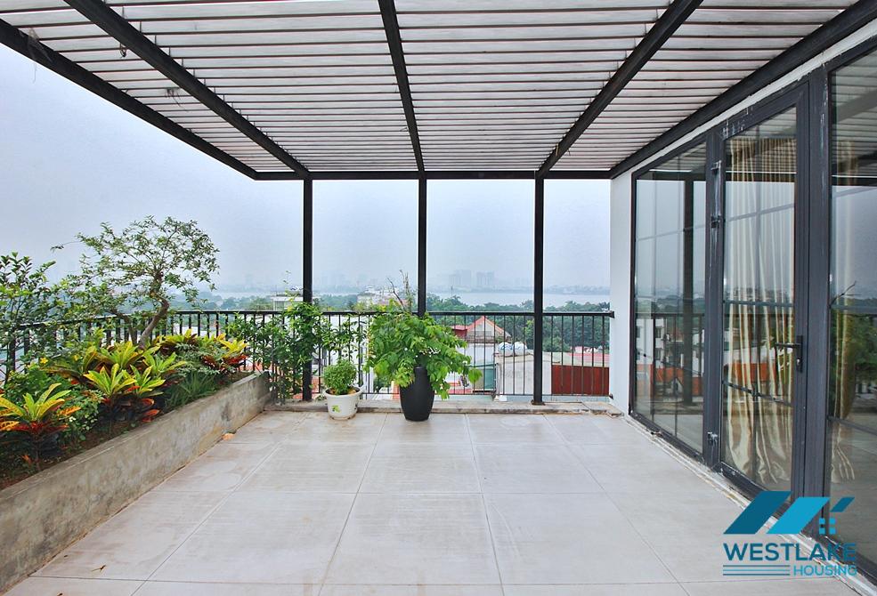 A beautiful three floor apartment for rent in Dang Thai Mai st, Tay Ho District