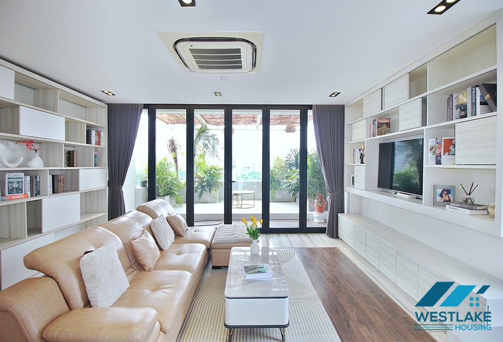 A beautiful three floor apartment for rent in Dang Thai Mai st, Tay Ho District