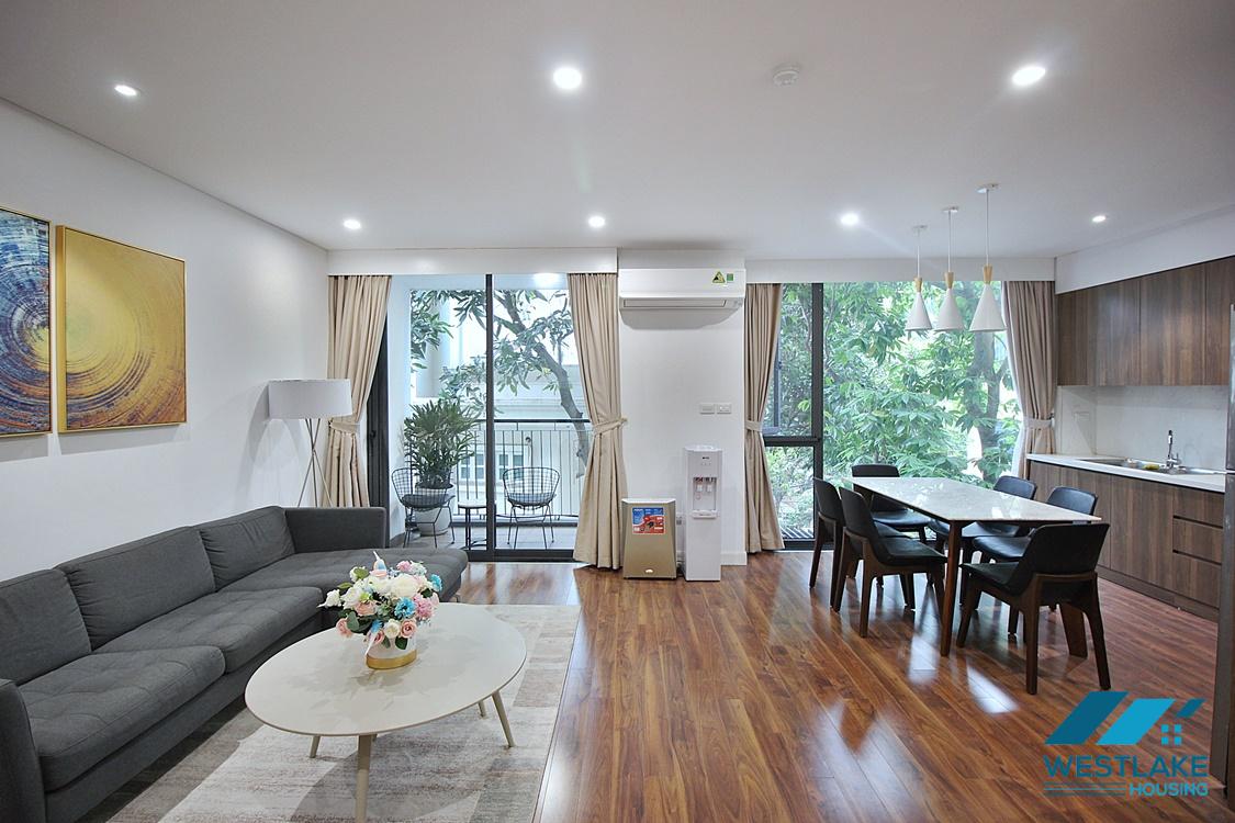 A brightly serviced apartment for rent in Tay Ho street