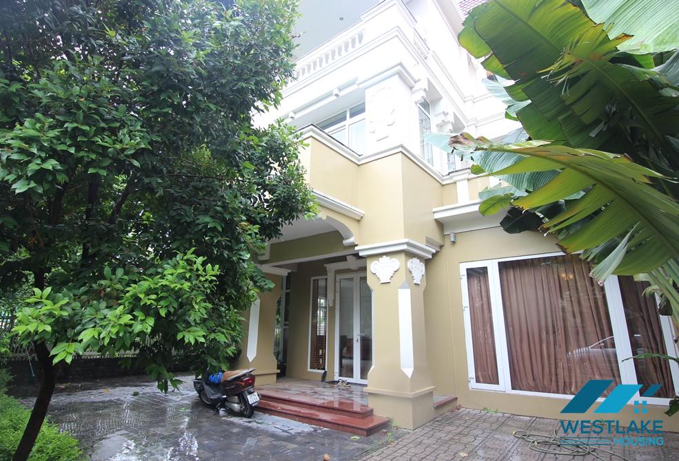 Charming house with big yard for rent in Ciputra, Tay Ho