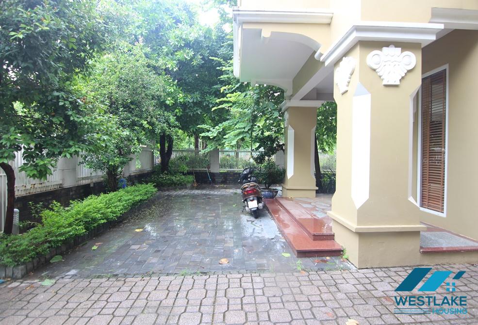 Charming house with big yard for rent in Ciputra, Tay Ho