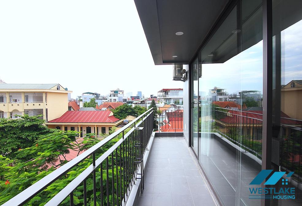 Balcony with lake view 2 bedrooms apartment for rent in To Ngoc Van, Tay Ho