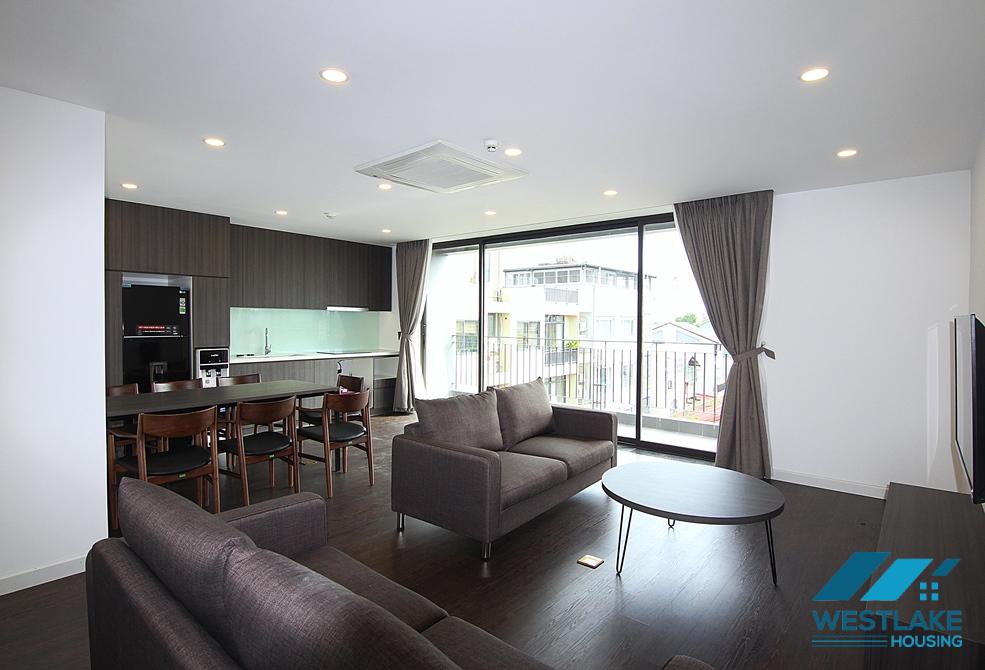 Balcony with lake view 2 bedrooms apartment for rent in To Ngoc Van, Tay Ho