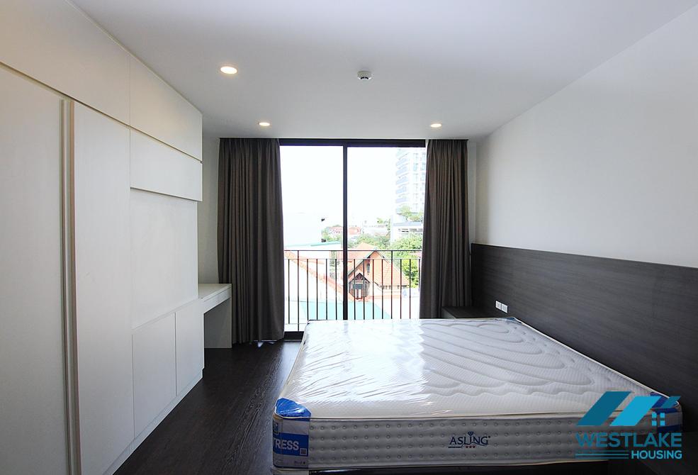 Balcony with lake view 2 bedrooms apartment for rent in To Ngoc Van, Tay Ho