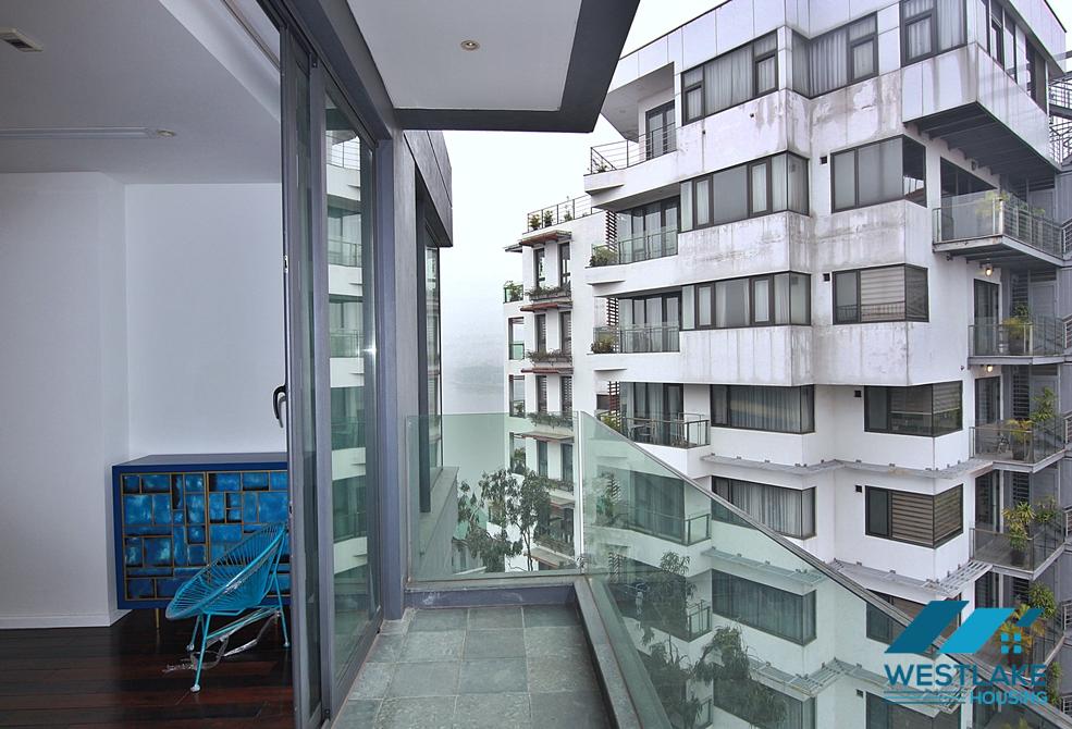 High-end lake view 2beds apartment for rent in Tay Ho, Ha Noi