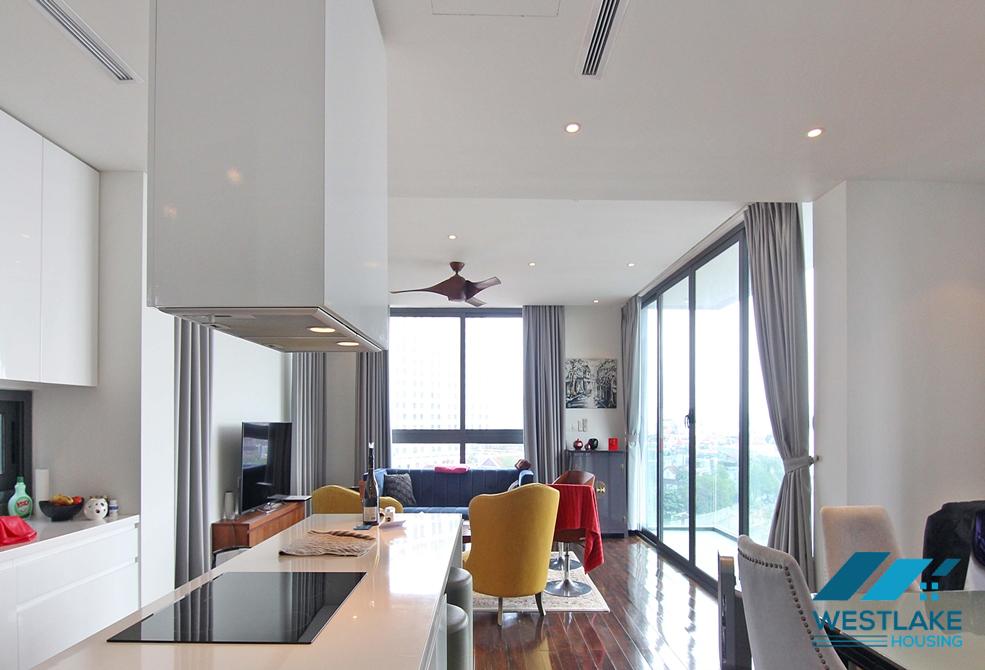 Luxurious and lake view three bedrooms apartment for rent in Tay Ho, Ha Noi