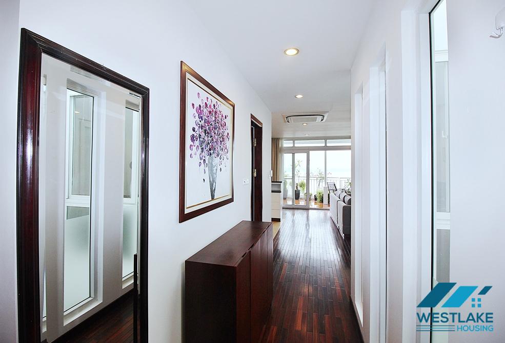 High-end and lake view 2 bedroms apartment for rent in Quang Khanh, Tay Ho