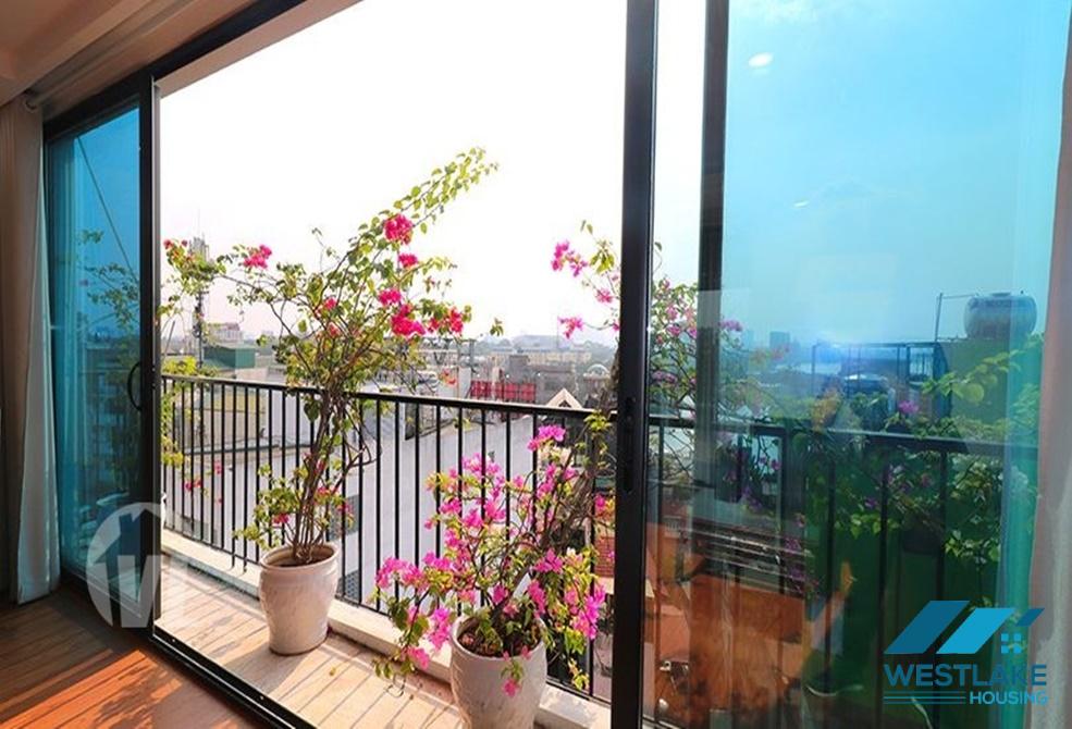 Large 03 bedrooms apartment on the 10th floor in Truc Bach For Rent