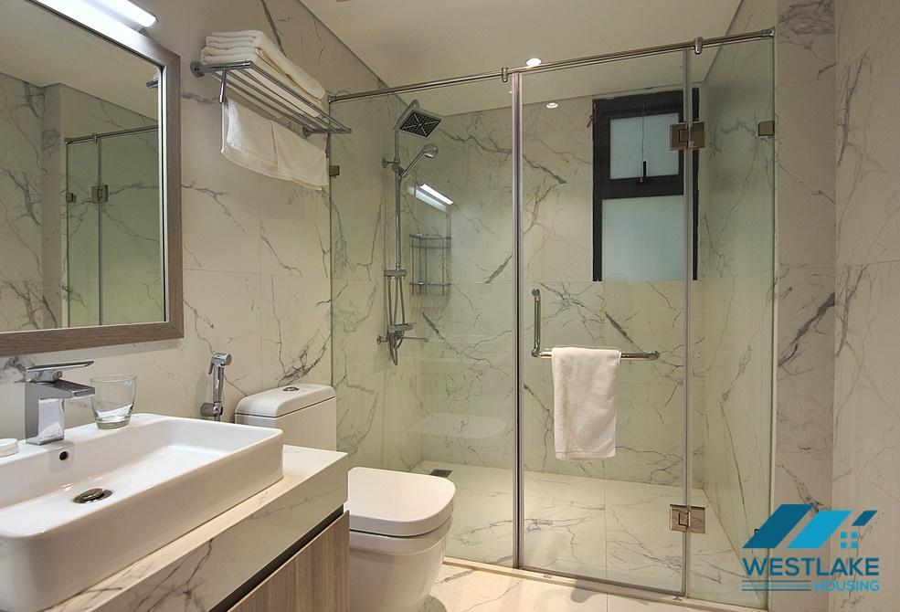 Lake view one bedroom apartment for rent in Nguyen Dinh Thi st, Tay Ho