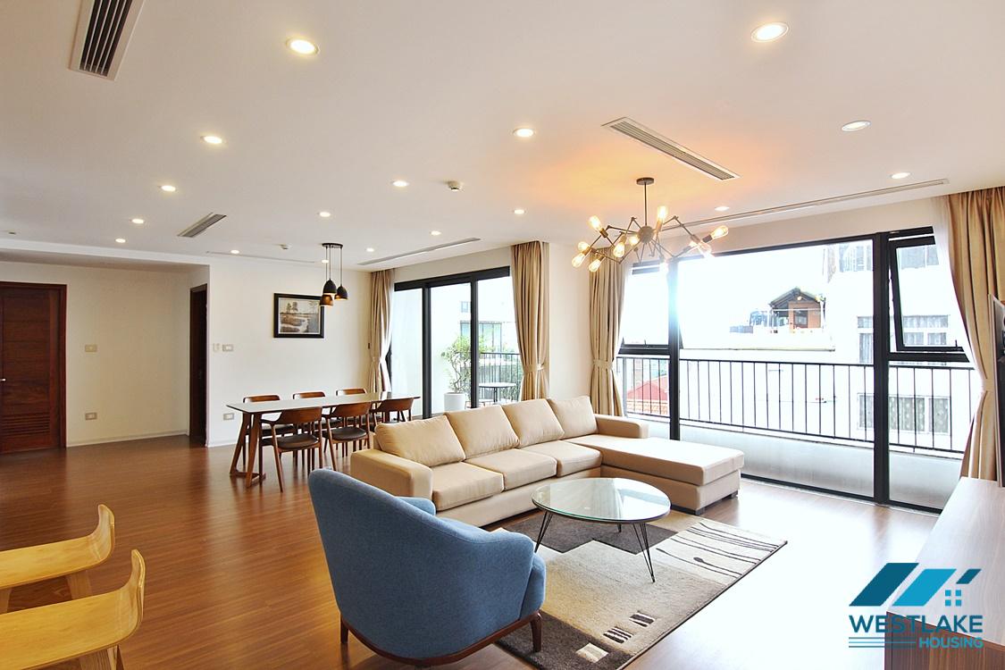 Luxury stylish furnished and spacious 4 bedroom apartment for rent in Tay Ho