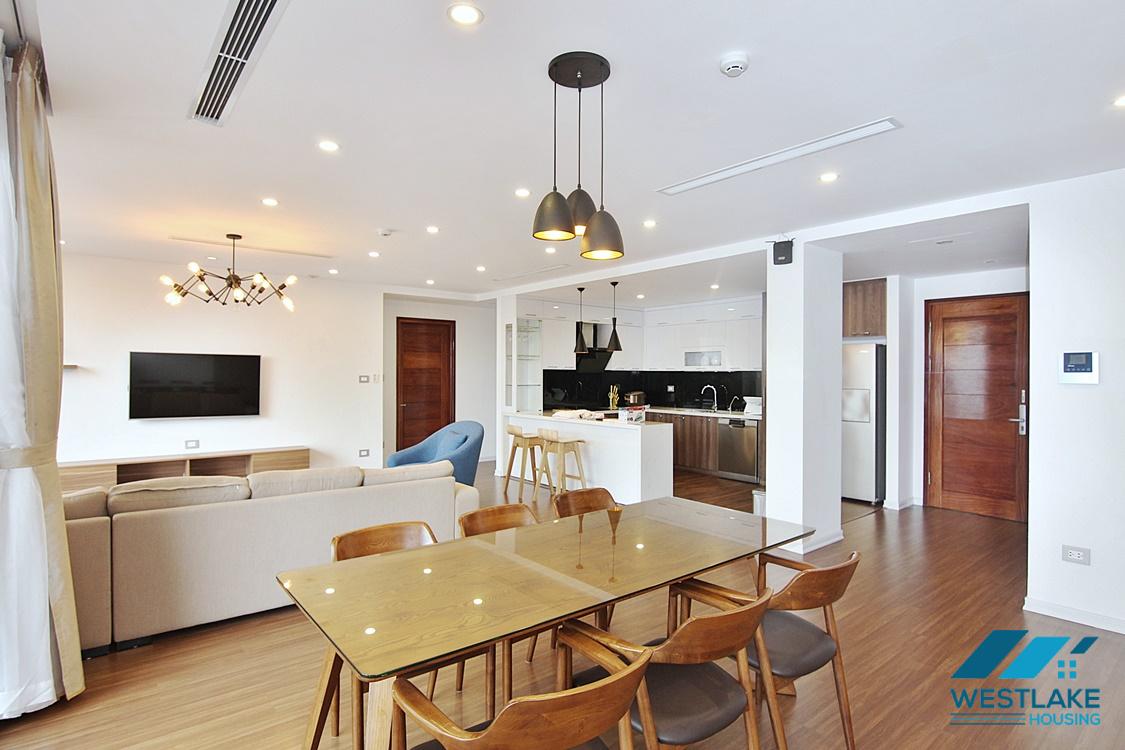 Luxury stylish furnished and spacious 4 bedroom apartment for rent in Tay Ho