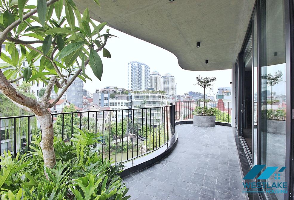 Luxury three bedrooms apartment for rent in To Ngoc Van st, Tay Ho