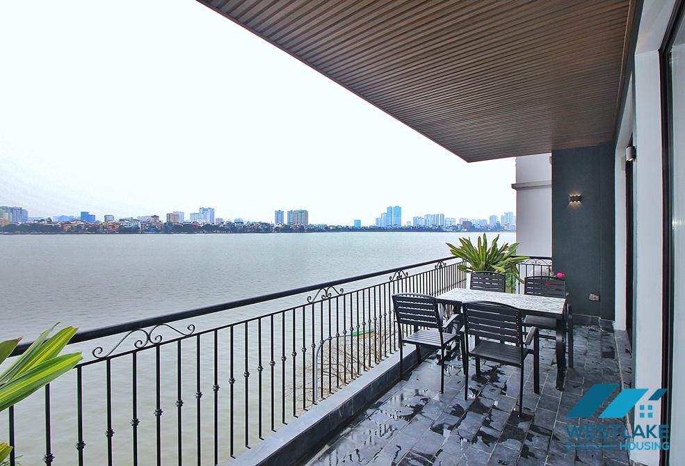 Beautiful lake view 3 bedroom apartment in Quang khanh, Tay ho