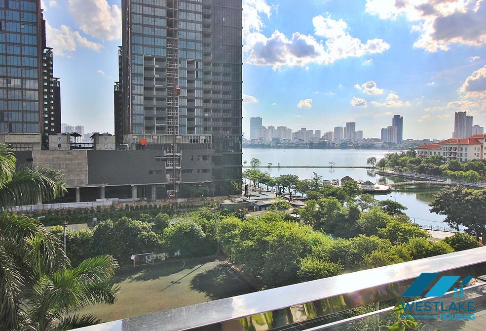 Spacious 2 bedroom aparment with lakeview for rent in Tay Ho area.