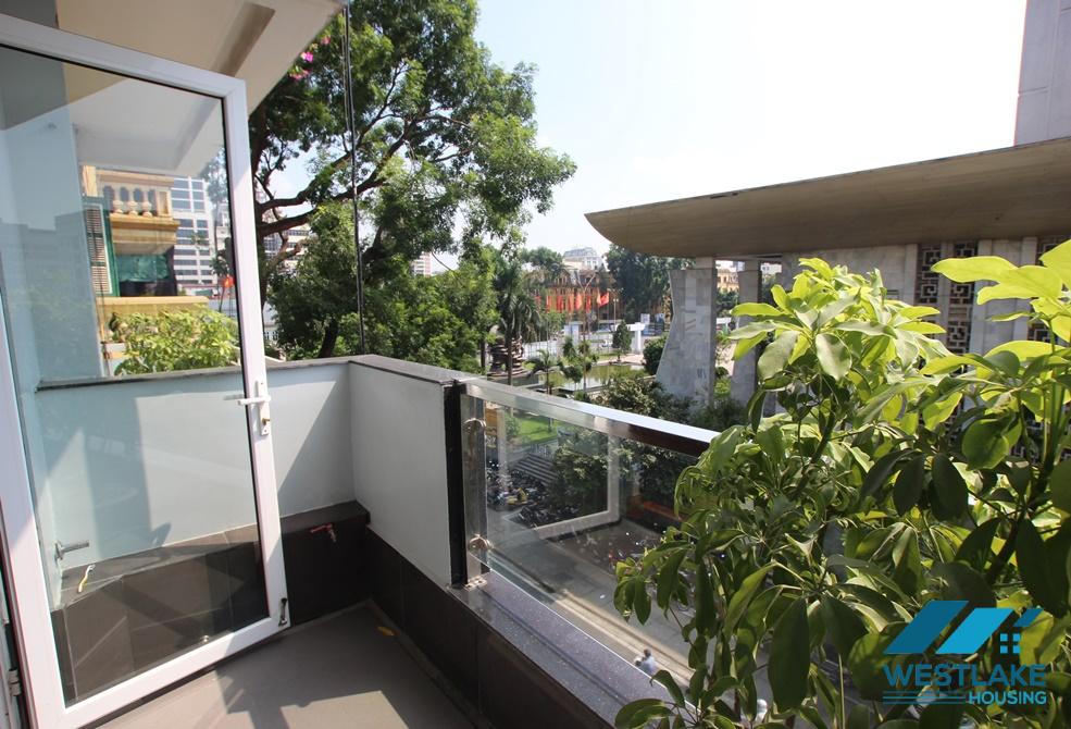 High quality aparment for rent in old quarter Hoan Kiem, Hanoi with 2 bedrooms, large balcony