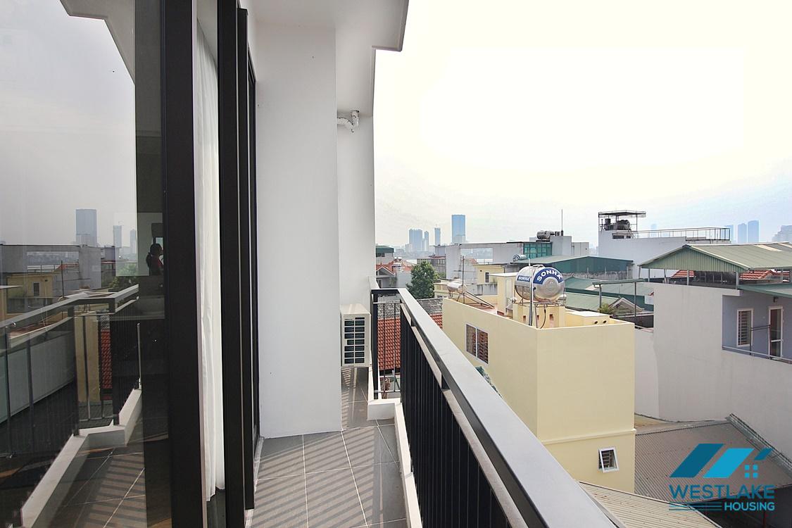 Lake view and high floor 3beds apartment for rent in Dang Thai Mai st, Tay Ho